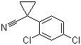 结构式 CAS# 71463-55-3, 1-(2,4-二氯苯基)-1-环丙甲腈