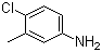 structure of CAS# 7149-75-9, 4-Chloro-3-methylaniline;4-Chloro-m-toluidine; 4-Chloro-3-Methylbenzenamine