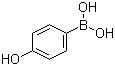 结构式 CAS# 71597-85-8, 4-羟基苯硼酸; 对羟基苯硼酸