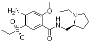 S-(-)-氨磺必利分子结构 (CAS 71675-92-8)