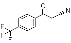 结构式 CAS# 71682-94-5, (4-三氟甲基苯甲酰基)乙腈