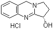 structure of CAS# 7174-27-8, Vasicine hydrochloride;(-)-Vasicine hydrochloride; Linarine hydrochloride; Peganine hydrochloride; Peganine monohydrochloride; (-)-Peganine hydrochloride; (3S)-1,2,3,9-Tetrahydropyrrolo[2,1-b]quinazolin-3-ol monohydrochloride
