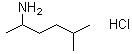 5-Methyl-2-hexanamine hydrochloride molecular structure (CAS 71776-71-1)