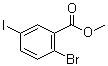 结构式 CAS# 717880-58-5, 2-溴-5-碘苯甲酸甲酯