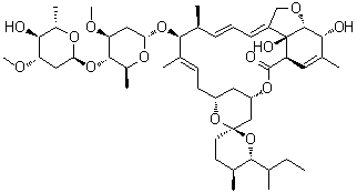 Ivermectin B1a molecular structure (CAS 71827-03-7)