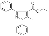 5-Methyl-1,3-diphenyl-1H-pyrazole-4-carboxylic acid ethyl ester molecular structure (CAS 7189-04-0)