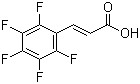 结构式 CAS# 719-60-8, 2,3,4,5,6-五氟肉桂酸