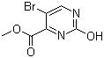 structure of CAS# 71933-03-4, Methyl 5-bromo-2-hydroxypyrimidine-4-carboxylate