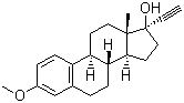 结构式 CAS# 72-33-3, 美雌醇; 炔雌醇甲醚