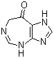 4,7-二氢咪唑并[4,5-d][1,3]二氮杂卓-8(1H)-酮分子结构 (CAS 72079-77-7)