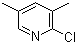 3,5-Dimethyl-2-chloropyridine molecular structure (CAS 72093-12-0)