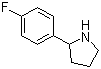 结构式 CAS# 72216-06-9, 2-(4-氟苯基)-吡咯烷