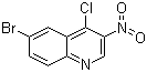6-Bromo-4-chloro-3-nitroquinoline molecular structure (CAS 723281-72-9)