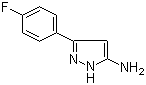 3-(4-Fluorophenyl)-1H-pyrazol-5-amine molecular structure (CAS 72411-52-0)