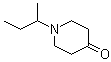 1-(Butan-2-yl)piperidin-4-one molecular structure (CAS 72544-17-3)