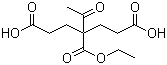 结构式 CAS# 72653-14-6, 4-乙酰基-4-乙氧基羰基庚二酸
