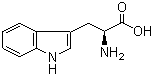 L-Tryptophan molecular structure (CAS 73-22-3)