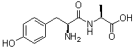 L-酪氨酰-L-丙氨酸分子结构 (CAS 730-08-5)