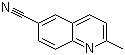 structure of CAS# 73013-69-1, 2-Methyl-6-quinolinecarbonitrile;6-Cyano-2-methylquinoline; NSC 511506