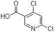 4,6-Dichloronicotinic acid molecular structure (CAS 73027-79-9)