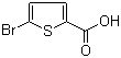 structure of CAS# 7311-63-9, 5-Bromothiophene-2-carboxylic acid;5-Bromo-2-thiophenecarboxylic acid