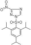 3-Nitro-1-[[2,4,6-tris(isopropyl)phenyl]sulfonyl]-1H-1,2,4-triazole molecular structure (CAS 73118-37-3)