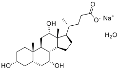 Sodium cholate hydrate molecular structure (CAS 73163-53-8)