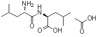 结构式 CAS# 73237-76-0, N-L-亮氨酰-L-亮氨酸单乙酸盐