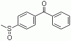 4-Benzoylphenyl methyl sulfoxide molecular structure (CAS 73241-57-3)