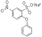 5-Nitro-2-phenoxybenzenesulfonic acid sodium salt molecular structure (CAS 7327-90-4)