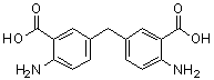 Bis(4-amino-3-carboxyphenyl)methane molecular structure (CAS 7330-46-3)