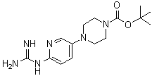 4-[6-(Guanidino)pyridin-3-yl]piperazine-1-carboxylic acid tert-butyl ester molecular structure (CAS 733038-94-3)