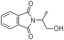 structure of CAS# 73323-91-8, (R)-(-)-2-Phthalimido-1-propanol;2-[(1R)-2-Hydroxy-1-methylethyl]-1H-isoindole-1,3(2H)-dione; (R)-2-(2-Hydroxy-1-methylethyl)isoindol-1,3-dione