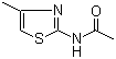 结构式 CAS# 7336-51-8, 2-乙酰氨基-4-甲基噻唑