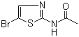 2-Acetamido-5-bromo-1,3-thiazole molecular structure (CAS 7336-54-1)