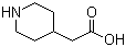 structure of CAS# 73415-84-6, Piperidine-4-ylacetic acid
