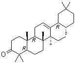 28-Norolean-12-en-3-one molecular structure (CAS 73493-60-4)