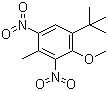 Musk ambrette molecular structure (CAS 73507-41-2)