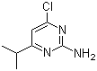 2-Amino-4-chloro-6-isopropylpyrimidine molecular structure (CAS 73576-33-7)
