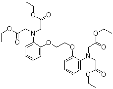 structure of CAS# 73630-07-6, N,N'-[1,2-Ethanediylbis(oxy-2,1-phenylene)]bis[N-(2-ethoxy-2-oxoethyl)glycine diethyl ester;BAPTA tetraethyl ester; NSC 368732