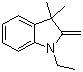 1-Ethyl-2-methylene-3,3-dimethylindoline molecular structure (CAS 73718-62-4)