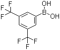 3,5-Bis(trifluoromethyl)benzeneboronic acid molecular structure (CAS 73852-19-4)
