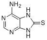 6-Amino-9H-purine-8-thiol molecular structure (CAS 7390-62-7)