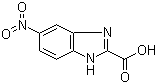 structure of CAS# 73903-18-1, 5-Nitro-1H-benzimidazole-2-carboxylic acid;6-Nitro-1H-benzimidazole-2-carboxylic acid