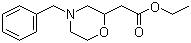 结构式 CAS# 73933-19-4, (4-苄基吗啉-2-基)乙酸乙酯