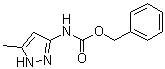 (5-Methyl-1H-pyrazol-3-yl)carbamic acid phenylmethyl ester molecular structure (CAS 739365-99-2)