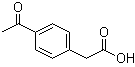 结构式 CAS# 7398-52-9, 4-乙酰基苯基乙酸