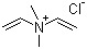 Diallyldimethylammonium chloride molecular structure (CAS 7398-69-8)