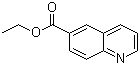 结构式 CAS# 73987-38-9, 6-喹啉甲酸乙酯