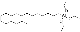 结构式 CAS# 7399-00-0, 十八烷基三乙氧基硅烷; 三乙氧基十八烷基硅烷